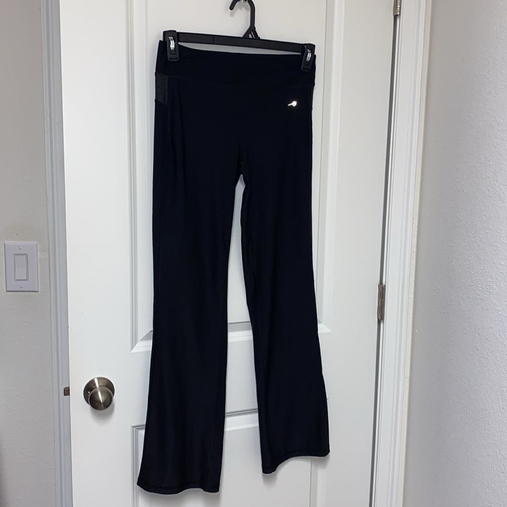 Black Flared Yoga Pants - Picture 2 of 7